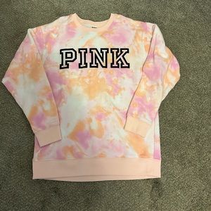 VS PINK TieDye Crewneck